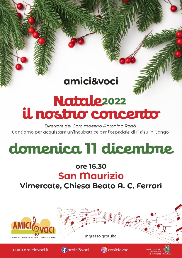 Concerto 11 Dicembre 22 San Maurizio