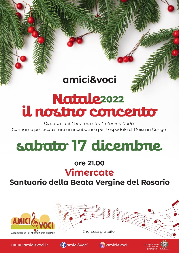 Concerto 17 Dicembre 2022 Vimercate