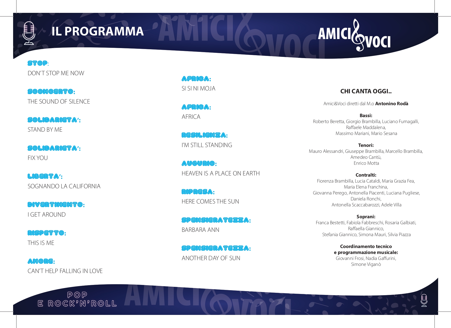 Concerto 1 Luglio pieghevole