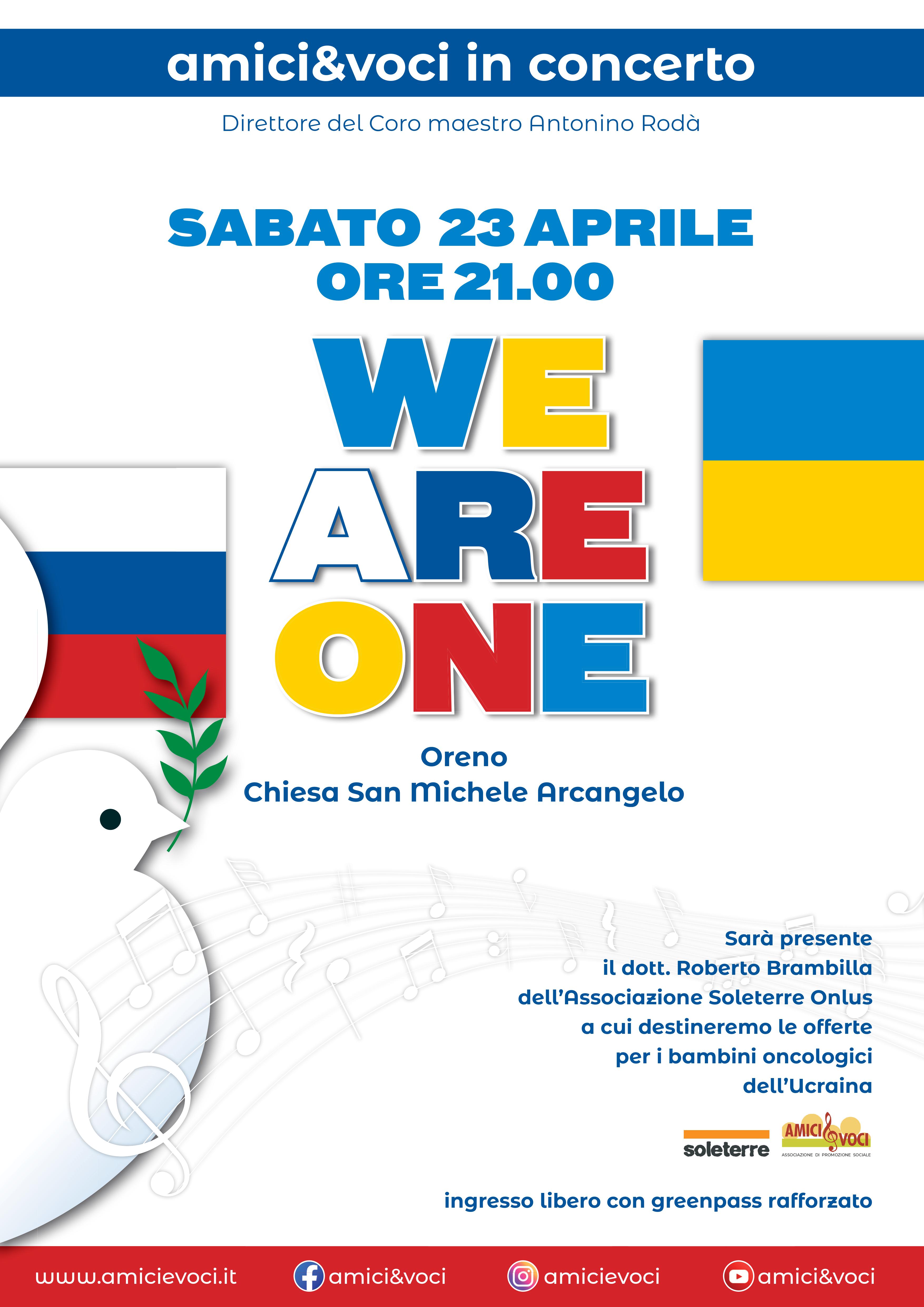 Concerto per la pace 2022 Oreno