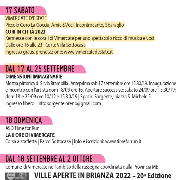Vimercate estate 2022